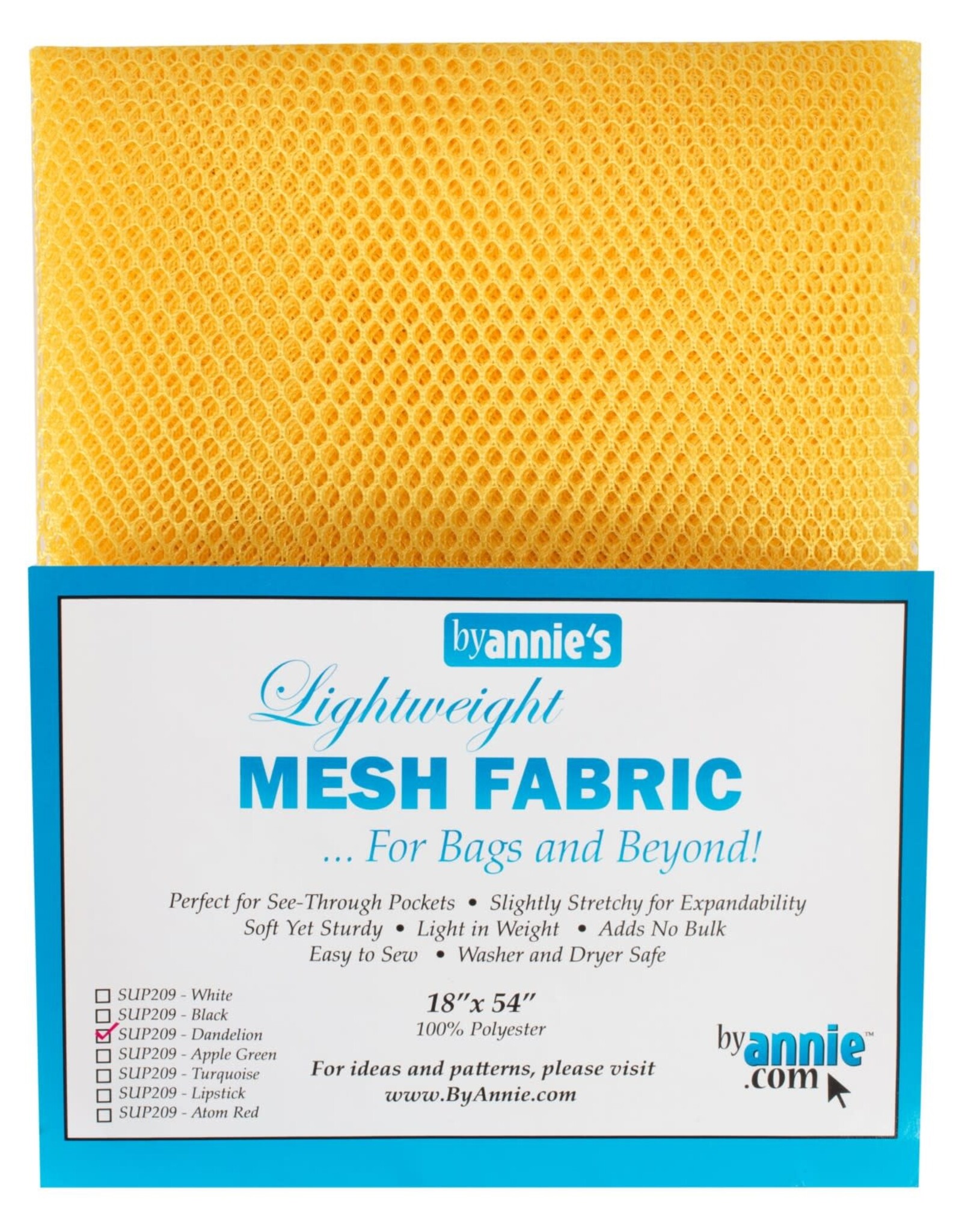 ByAnnie ByAnnie - Mesh Fabric - 18 x 54 inch - Dandelion