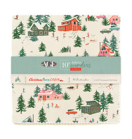 Art Gallery Fabrics Christmas in the Cabin - 10 x 10 Pack