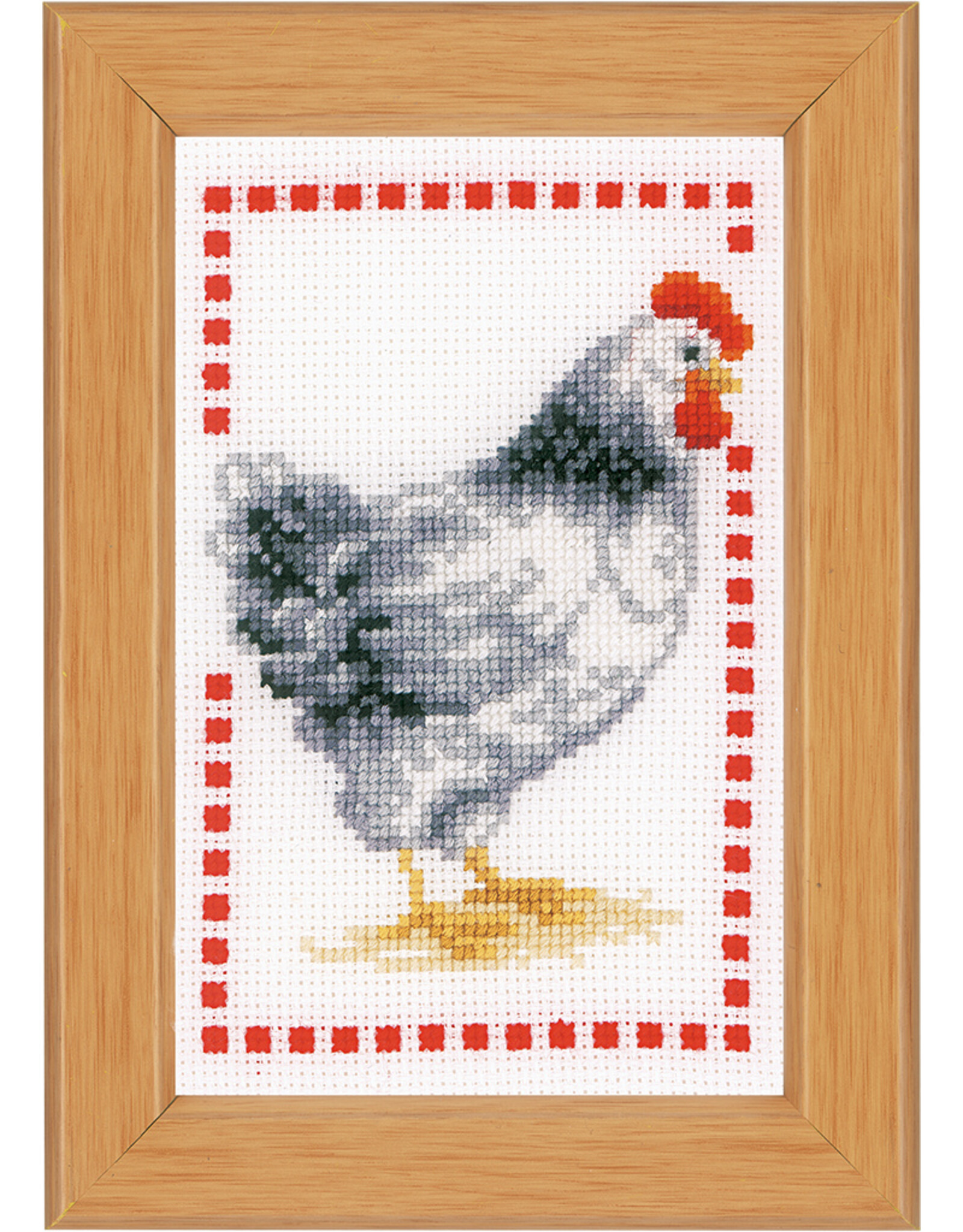 Vervaco Vervaco - Mini Embroidery Kit - Chickens - PN-0146565