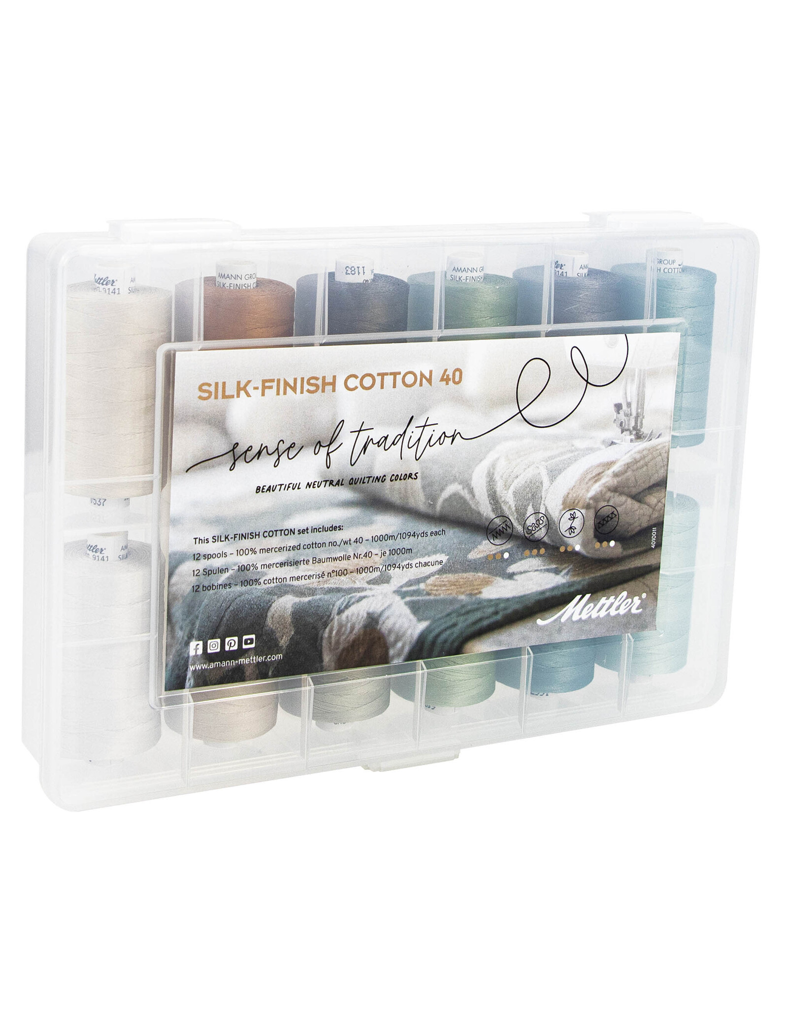 Mettler Silk Finish Cotton 40 - Quilting Kit - Sense of Tradition