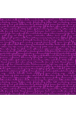 Andover Giucy Giuce - Scrawl - Quilty Words Purple Agate - 1214-P