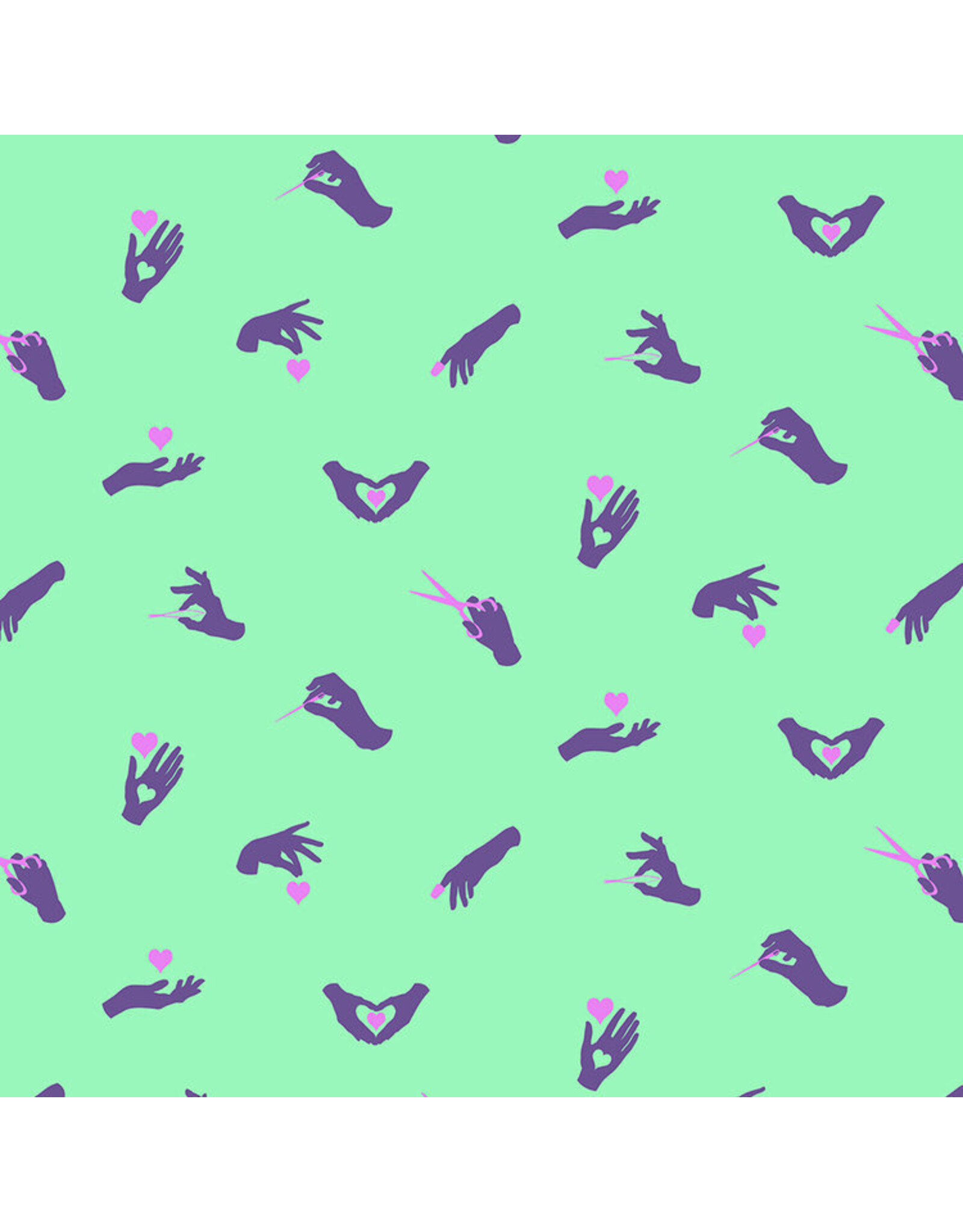 FreeSpirit HomeMade - Busy Fingers - Night coupon (± 44 x 110 cm)