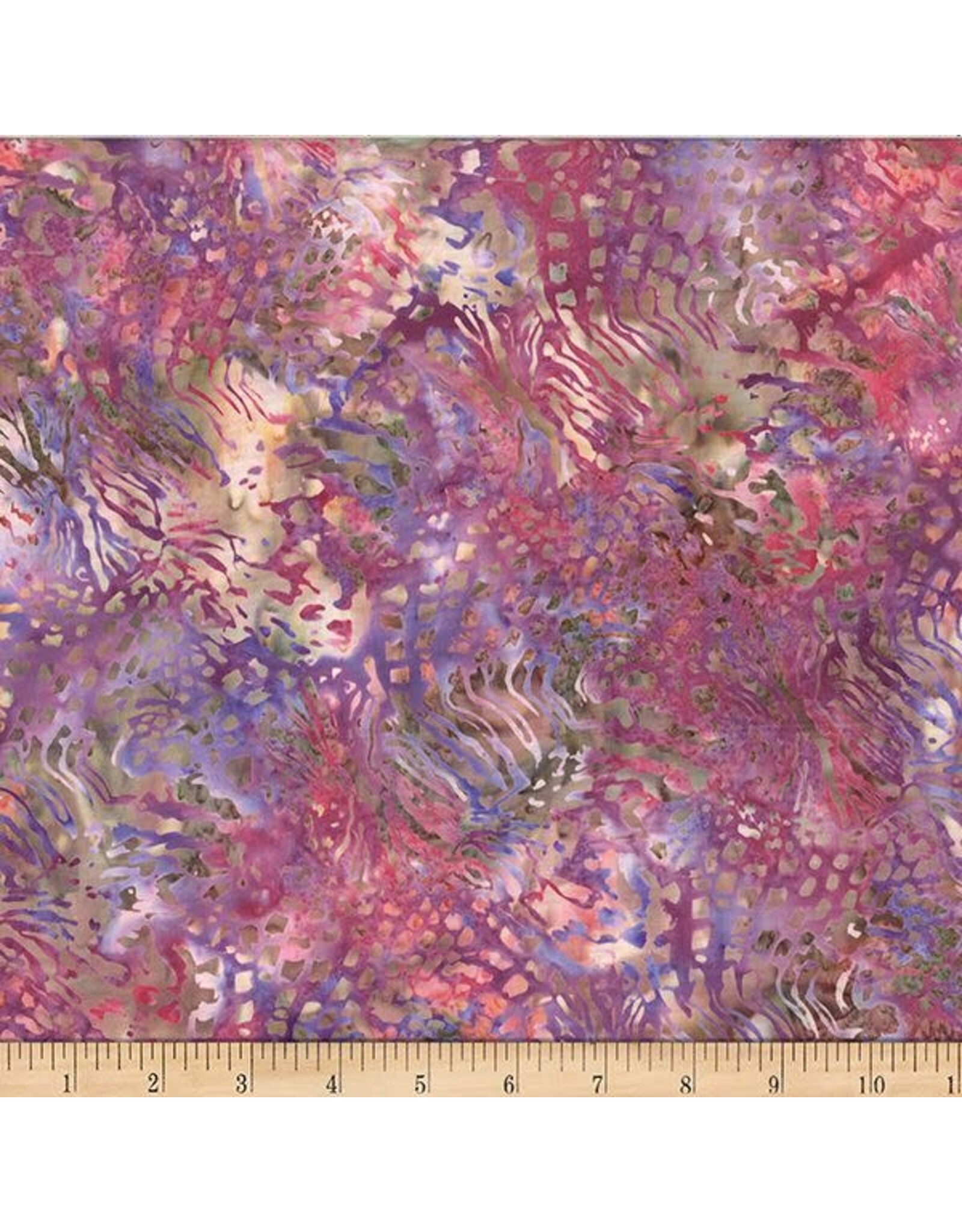 Hoffman Hoffman Fabrics - Bali Handpaints - Jelly Fish Passion Tea