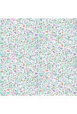 Makower UK Makower UK - Fairy Dust - Flower Trail White - 052-W