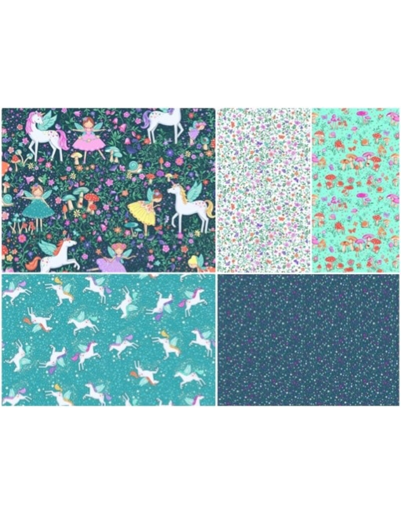 Makower UK Makower UK - Fairy Dust - Fat Quarter Pakket