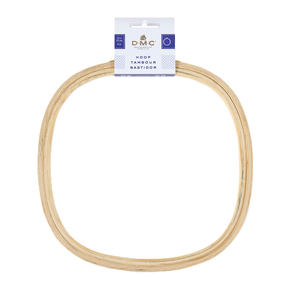 Borduurring hout doosnede 30cm - met messing draaisluiting - Beauty VoF