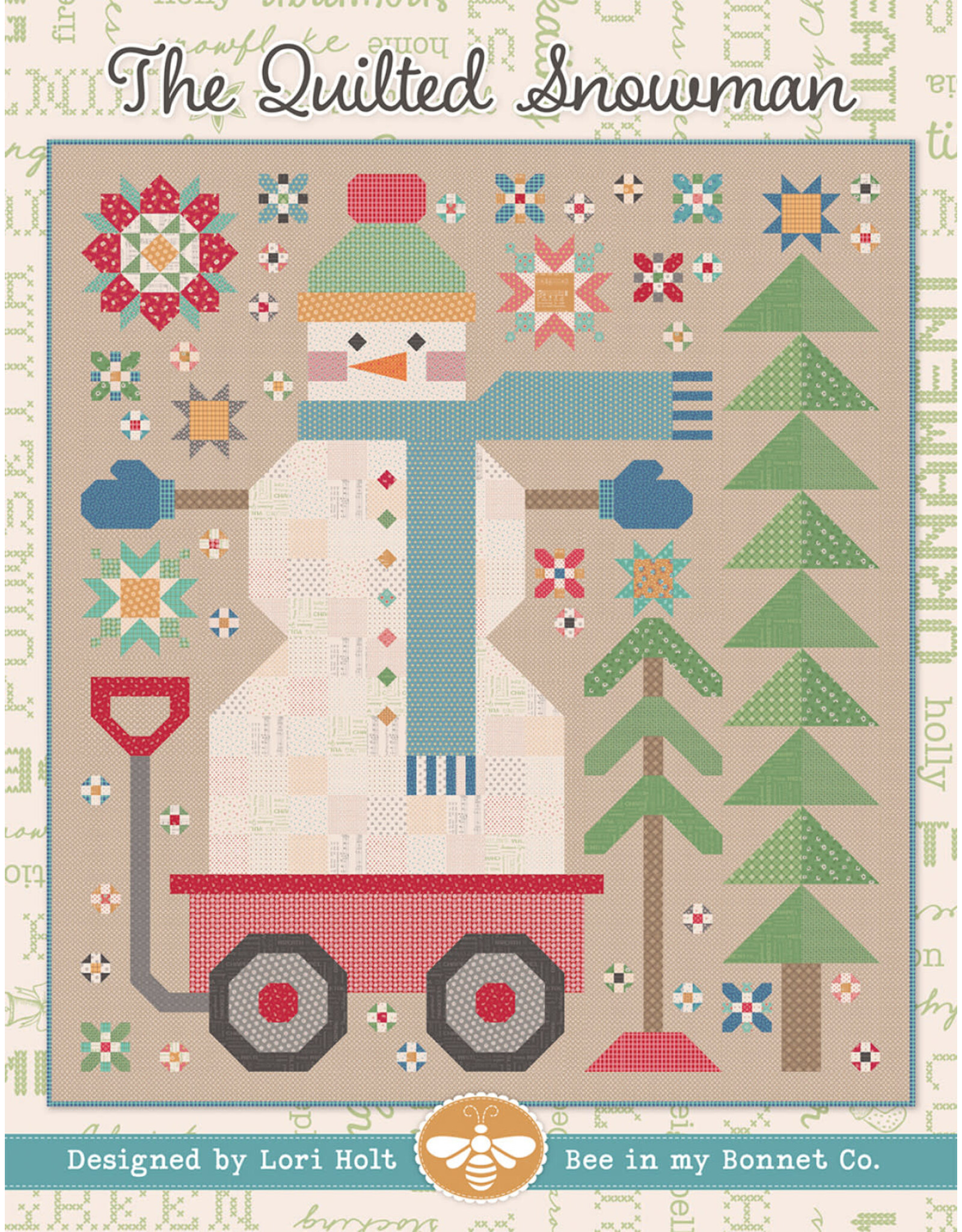 It's Sew Emma Lori Holt - The Quilted Snowman - patroon voor quilt - ISE-285