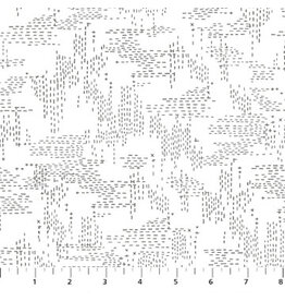 Figo Dovetail - Stitches White Gray