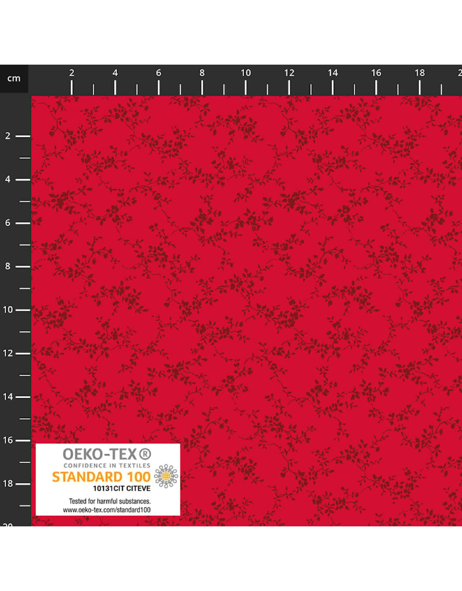Stof Fabrics Stof Fabrics - Basic Red - Twigs - 4502-406
