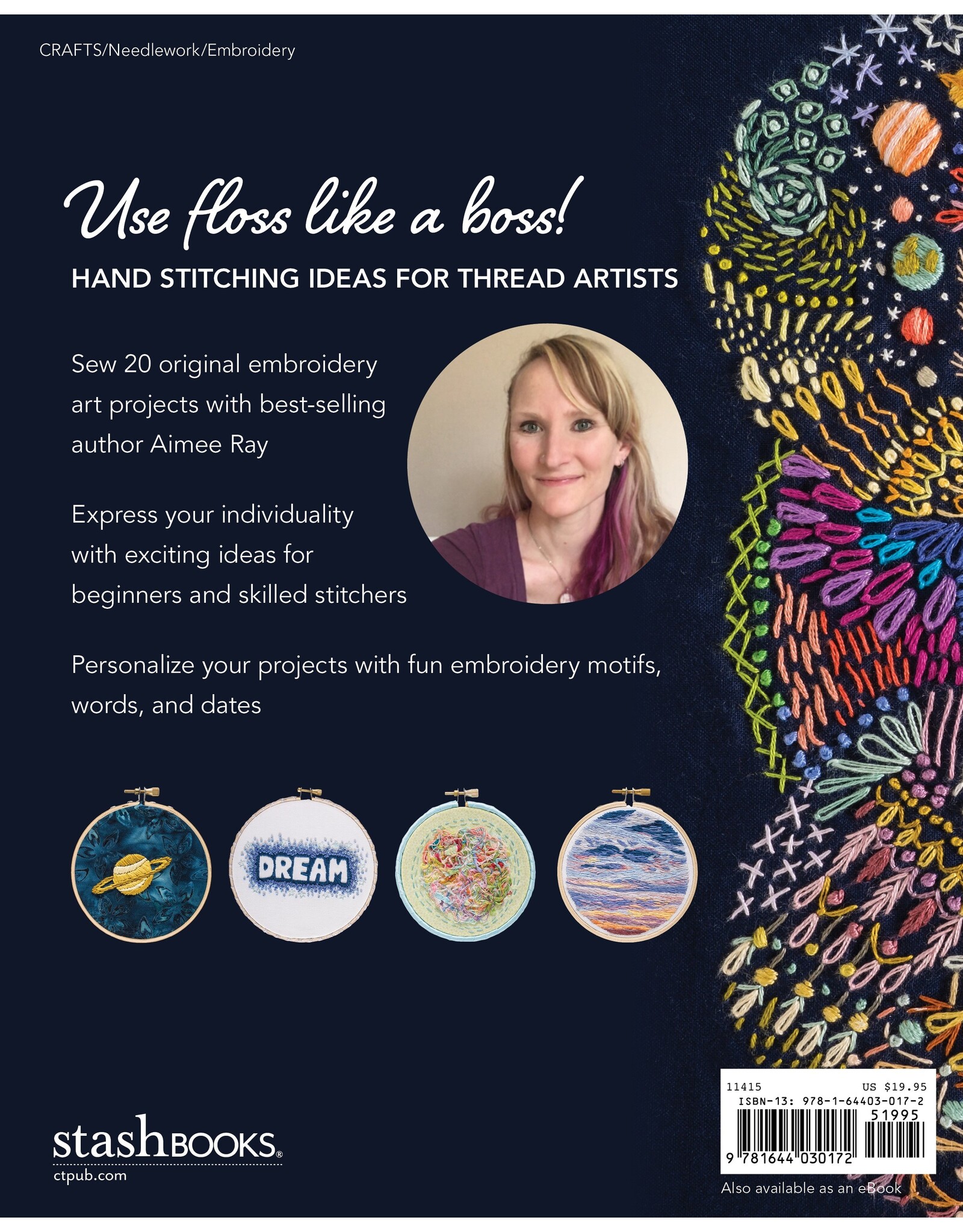 Stashbooks - Aimee Ray - Doodle Stitching - Embroidery Art