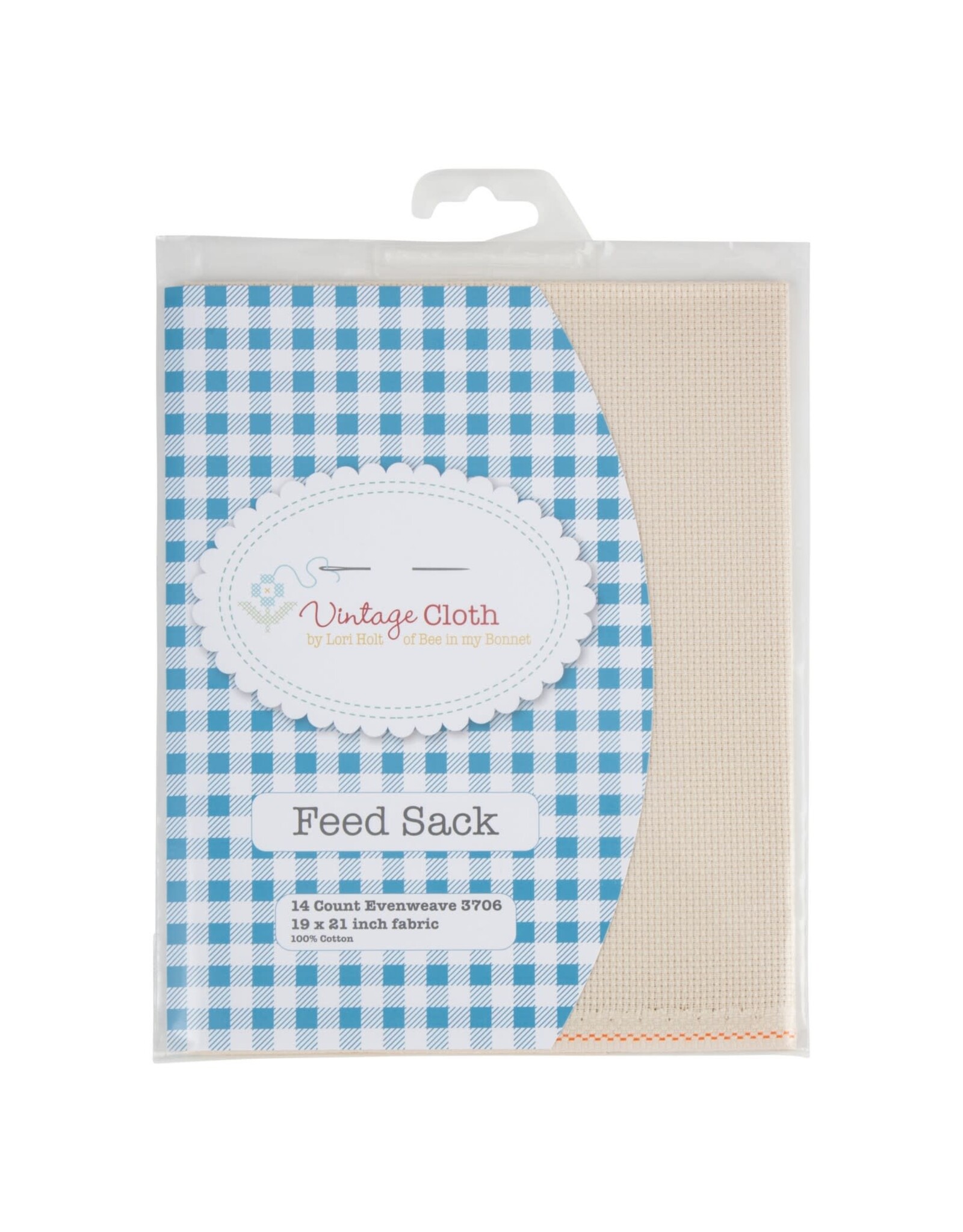 Riley Blake Designs Lori Holt - Vintage Cloth - Feed Sack - Aida 14 ct - 46 x 53 cm