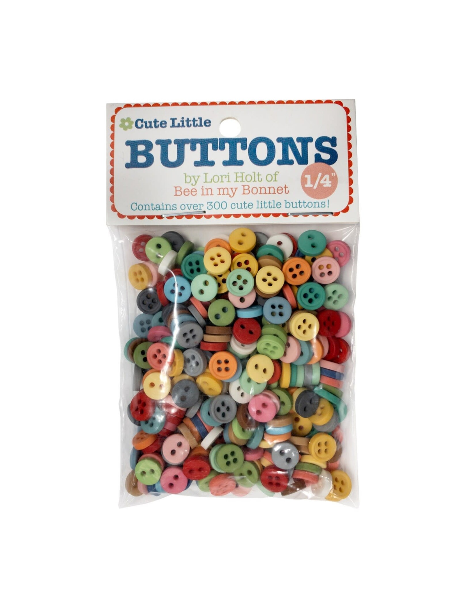 Riley Blake Designs Lori Holt - Cute Little Buttons - 1/4 inch - 300 pcs