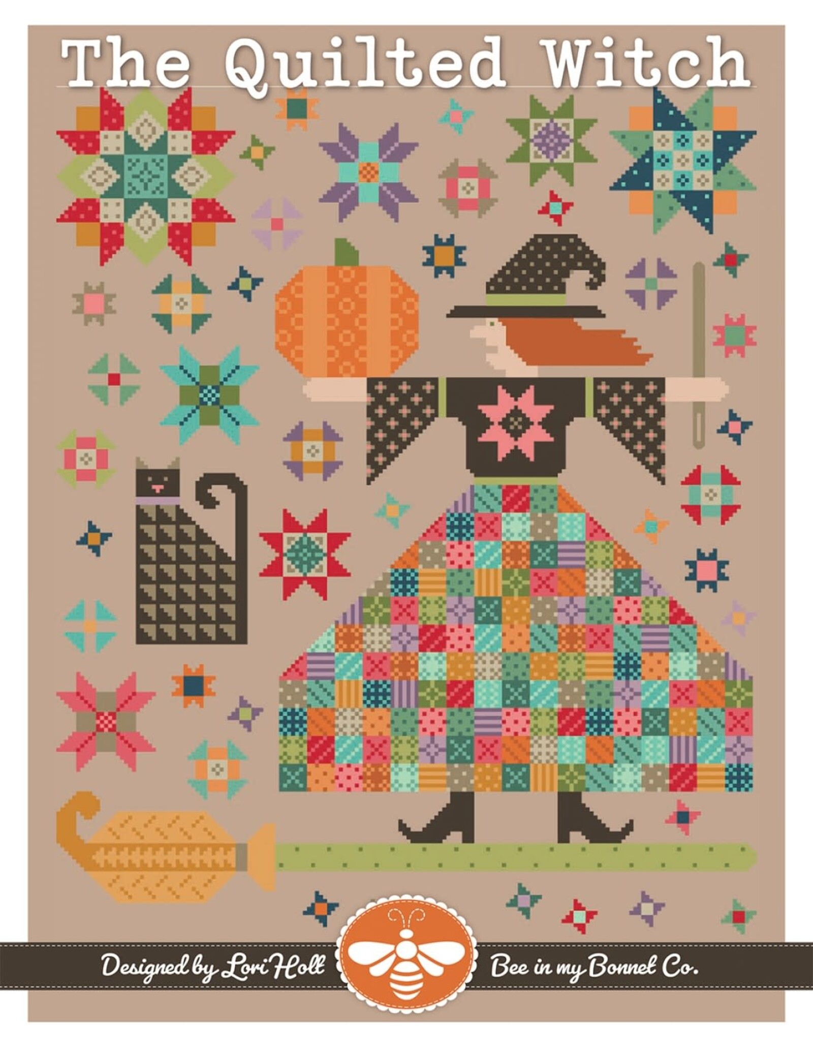 It's Sew Emma Lori Holt - The Quilted Witch - Kruissteek borduurpatroon - ISE-4014