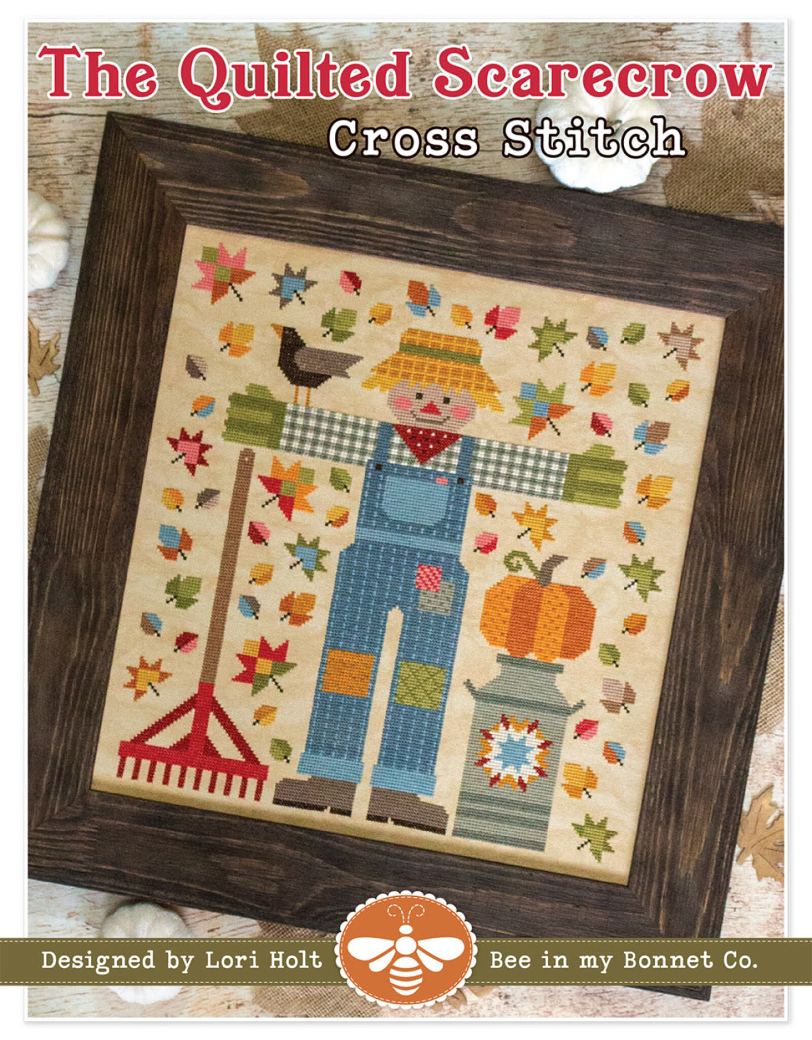 It's Sew Emma Lori Holt - The Quilted Scarecrow - Cross Stitch pattern - ISE-4055