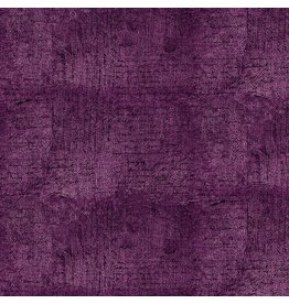 Timeless Treasures Butterfly Dreams - Handwriting on Woven Texture Plum