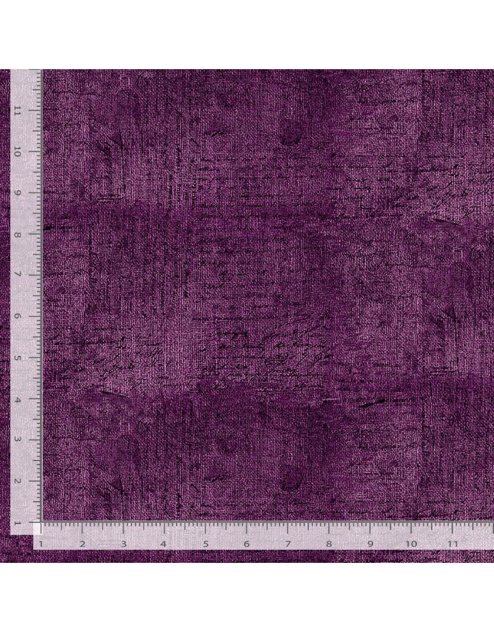 Timeless Treasures Butterfly Dreams - Handwriting on Woven Texture Plum