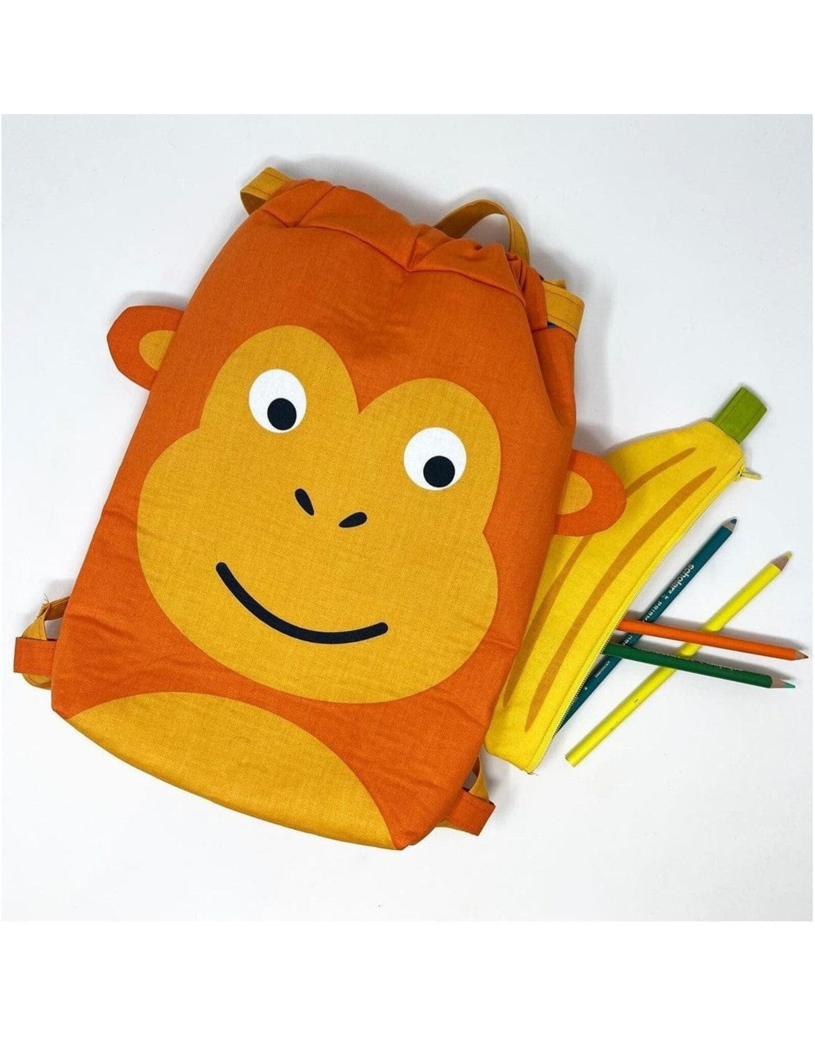 Moda Back to School - Monkey Back Pack - Panel