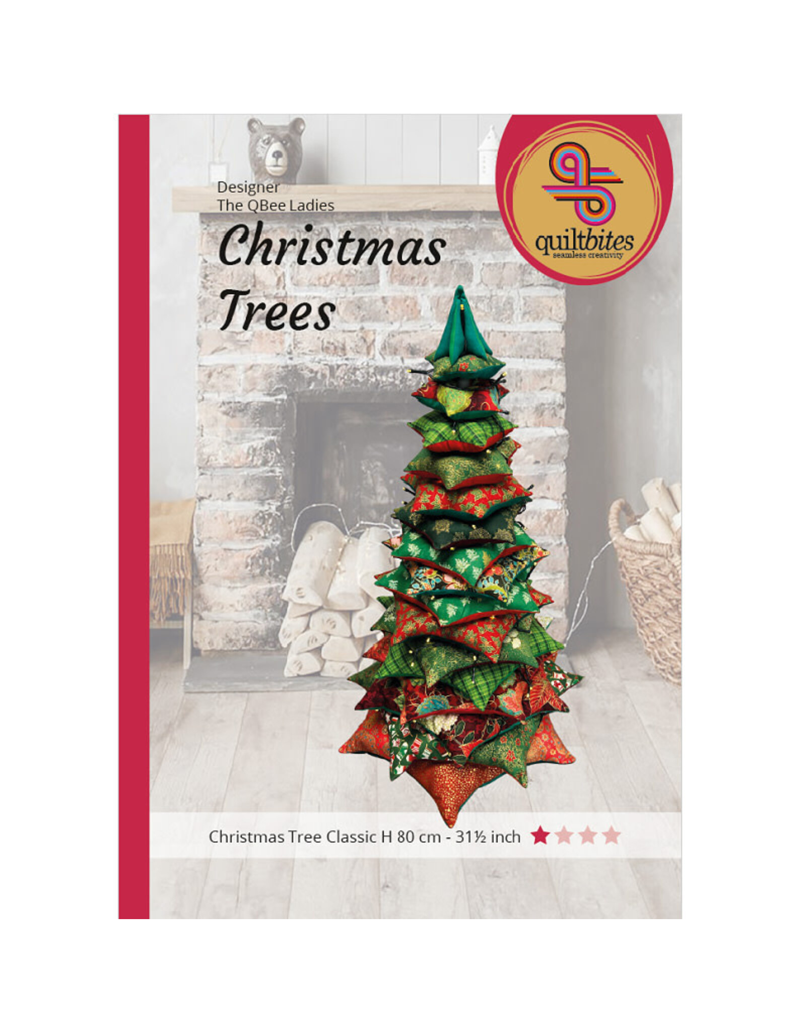 Quiltbites Quiltbites - Christmas Trees Pattern - patroon voor kerstboom