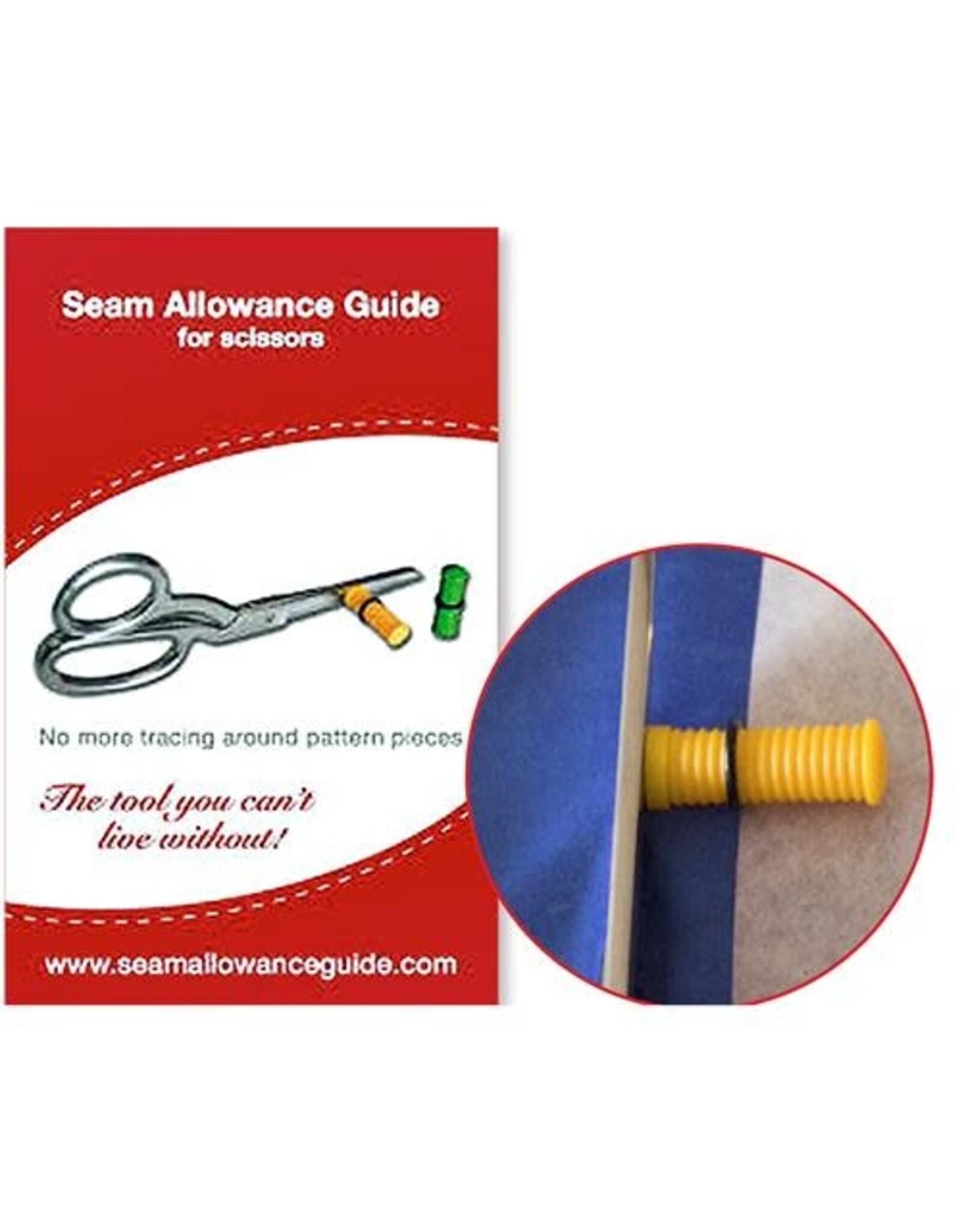 Diversen Seam Allowance Guide - naadtoeslag hulpmiddel voor op je schaar