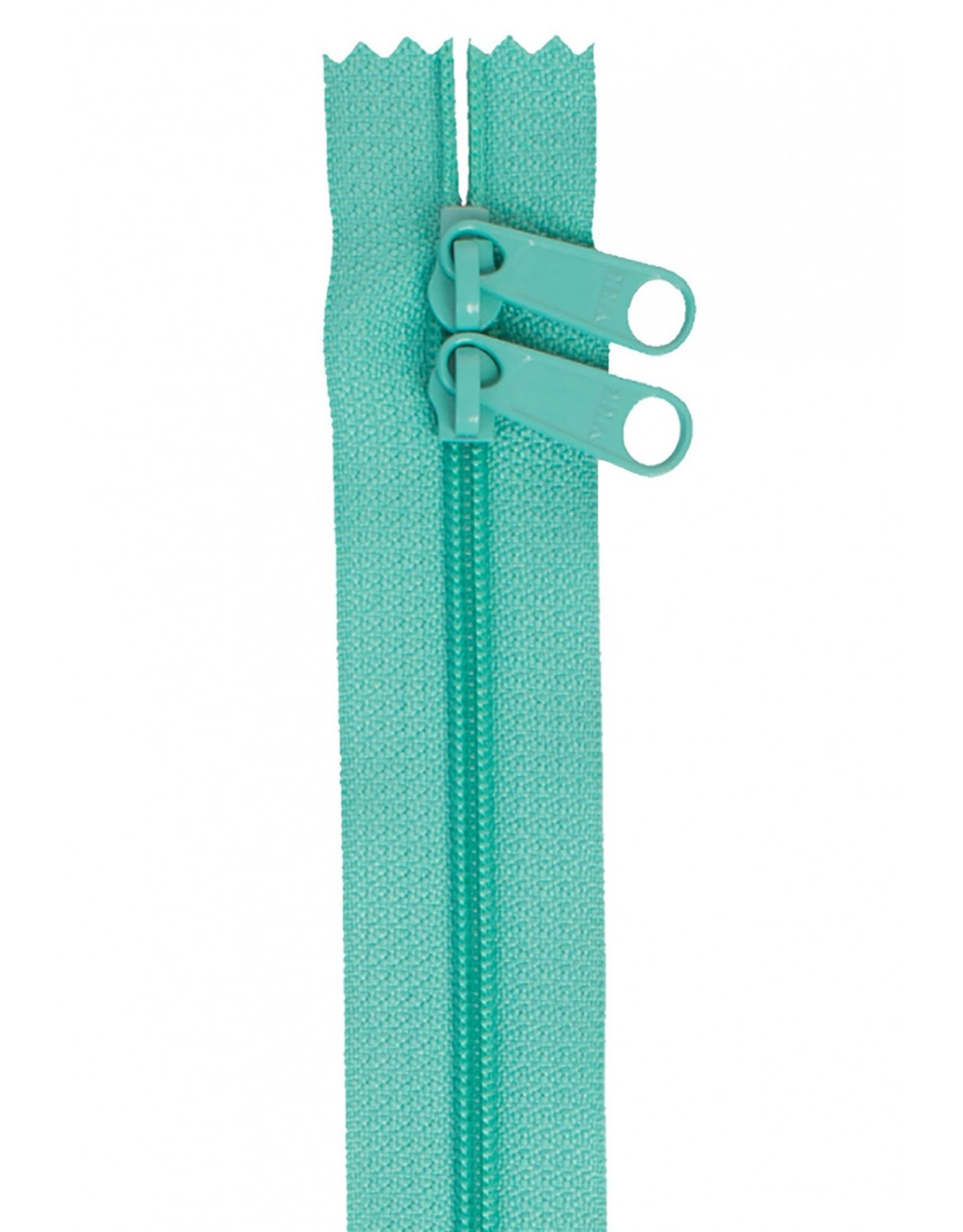 ByAnnie Handbag Zipper - 30 inch / 76 cm - double slide - Turquoise