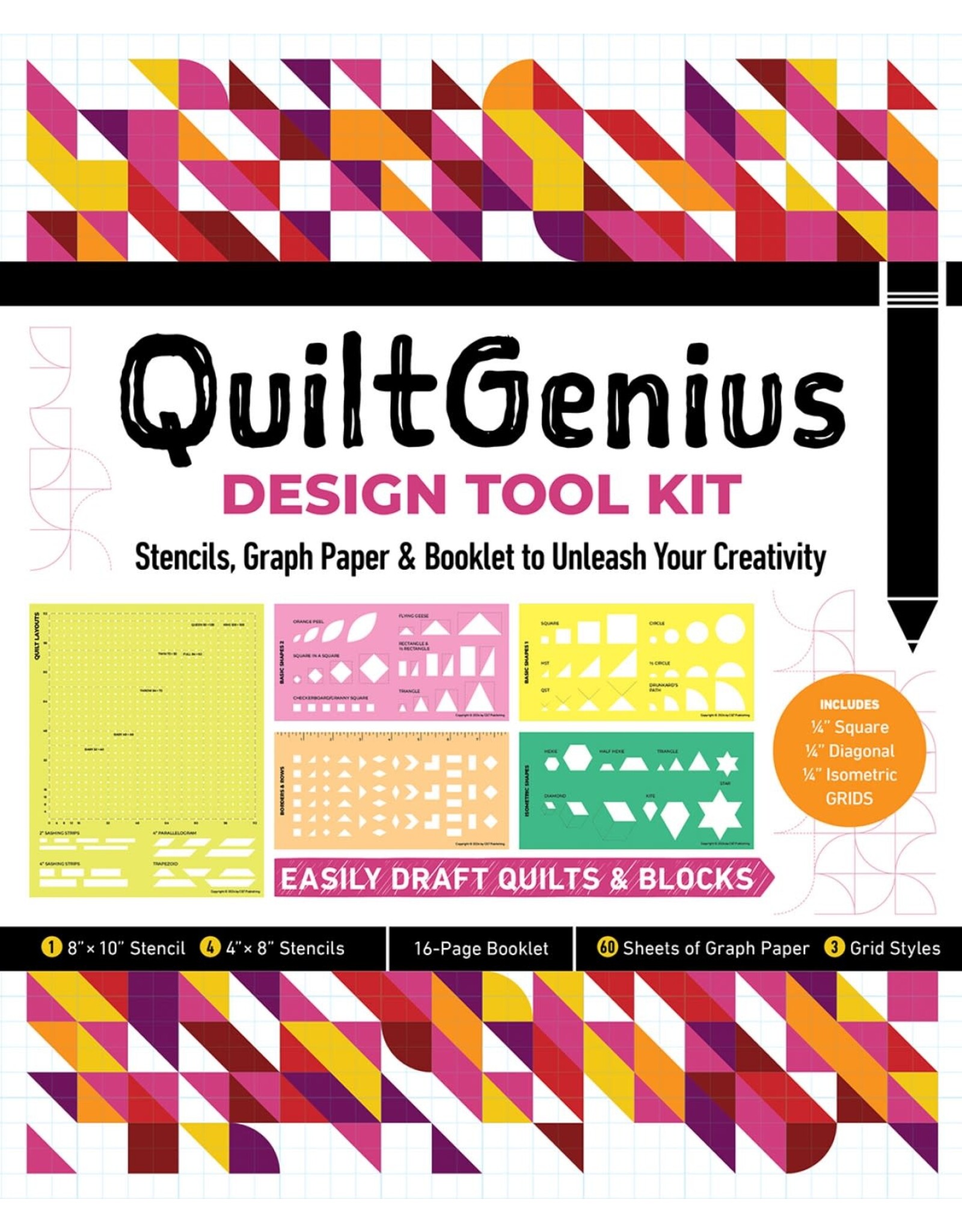 CT Publishing CT Publishing - Quilt Genius - Design Tool Kit - design your own quilt