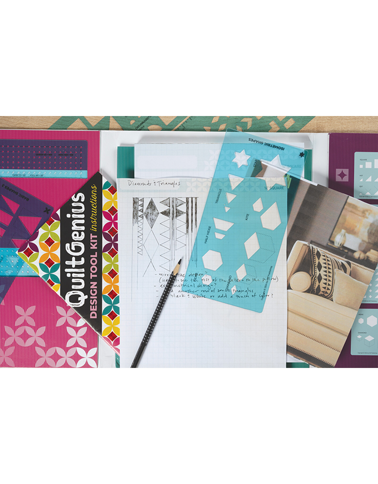 CT Publishing CT Publishing - Quilt Genius - Design Tool Kit - ontwerp je eigen quilts