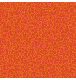 Benartex Contempo Studio Happy Notes - Bubble Bath Orange
