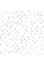 Benartex Contempo Studio Sugaridoo Quilt Studio - Happy Notes - Dot Dot Pink/White - 16443-91