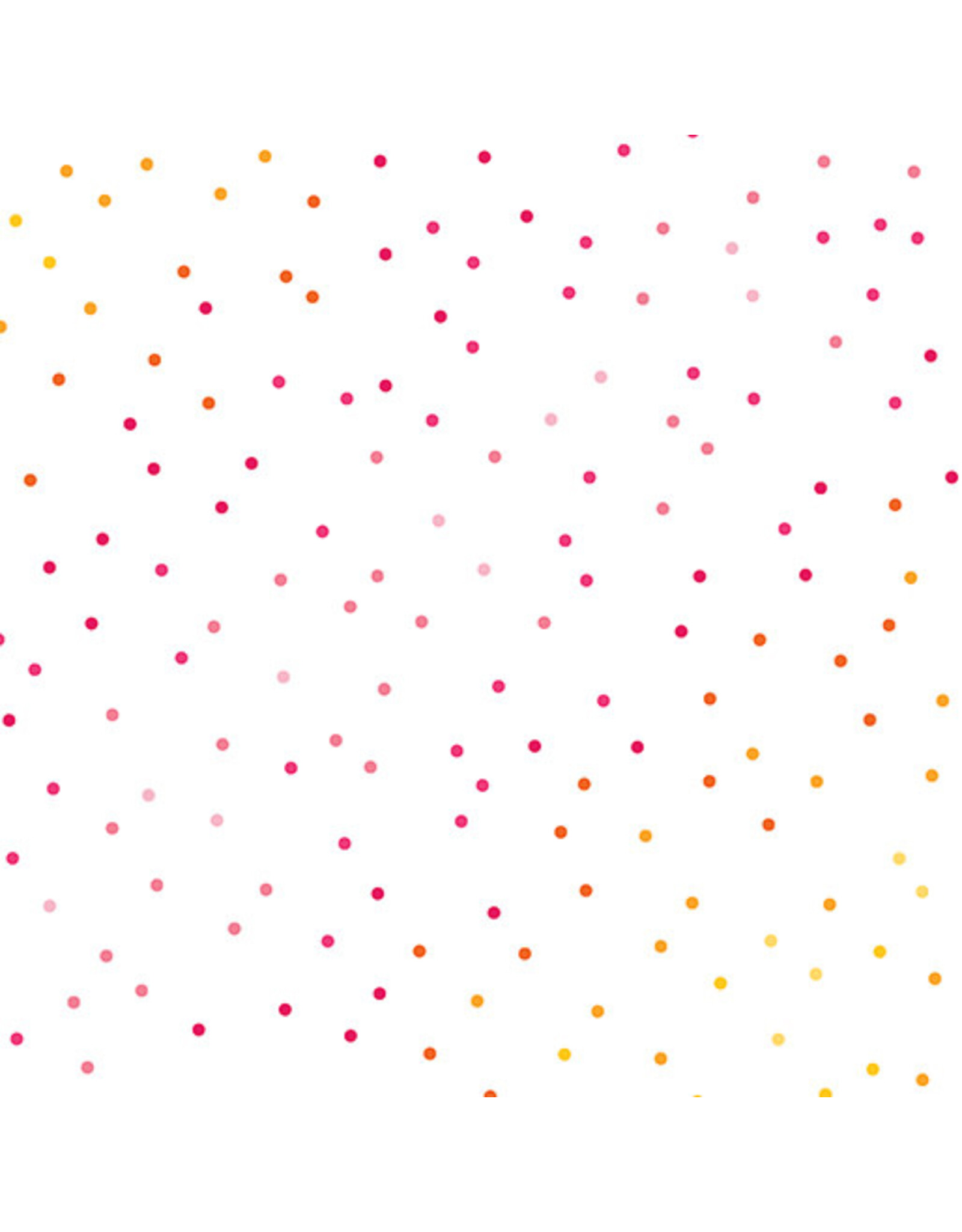 Benartex Contempo Studio Sugaridoo Quilt Studio - Happy Notes - Dot Dot Pink/White - 16443-91