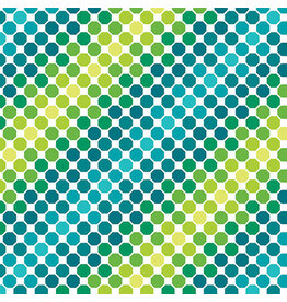 Benartex Contempo Studio Happy Notes - Octagon Stripe Green/Multi