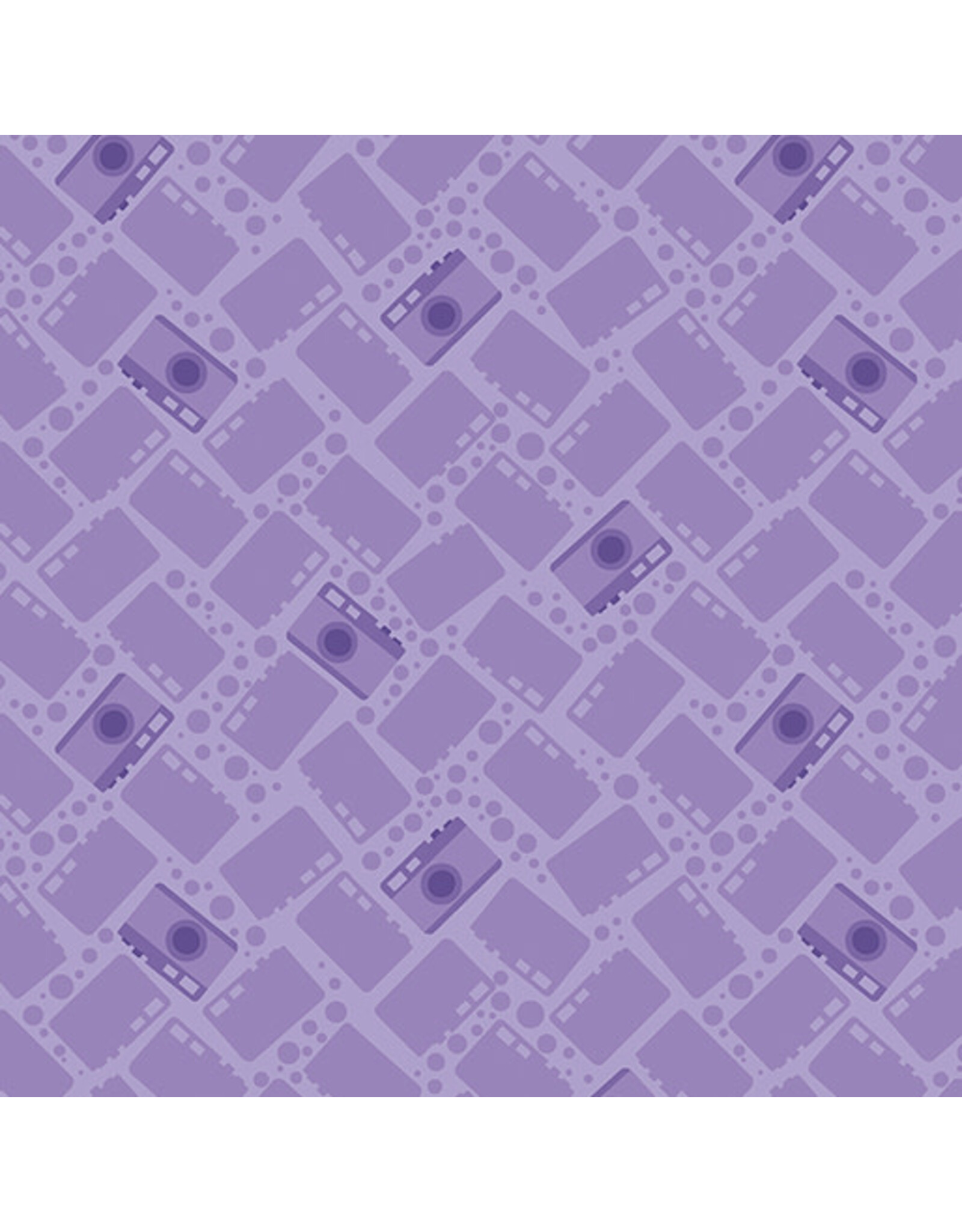 Benartex Contempo Studio Sugaridoo Quilt Studio - Happy Notes - Picture Perfect Light Purple - 16438-65