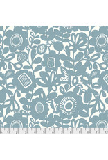 FreeSpirit Eloisa - Kukkia Teal coupon (± 43 x 110 cm)