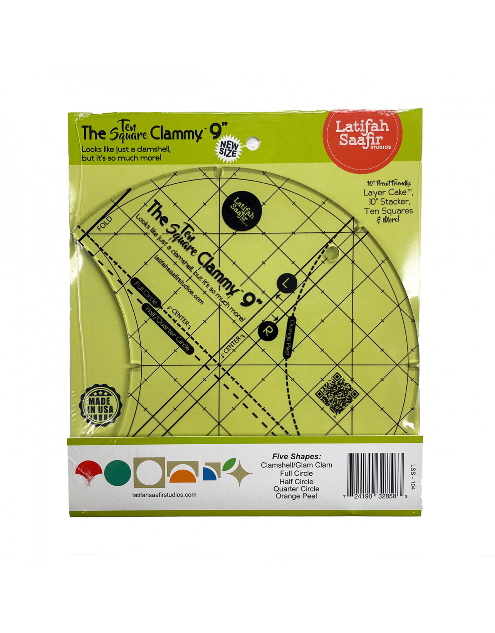 Latifah Saafir Studios Latifah Saafir - The Ten Square Clammy - 9 inch