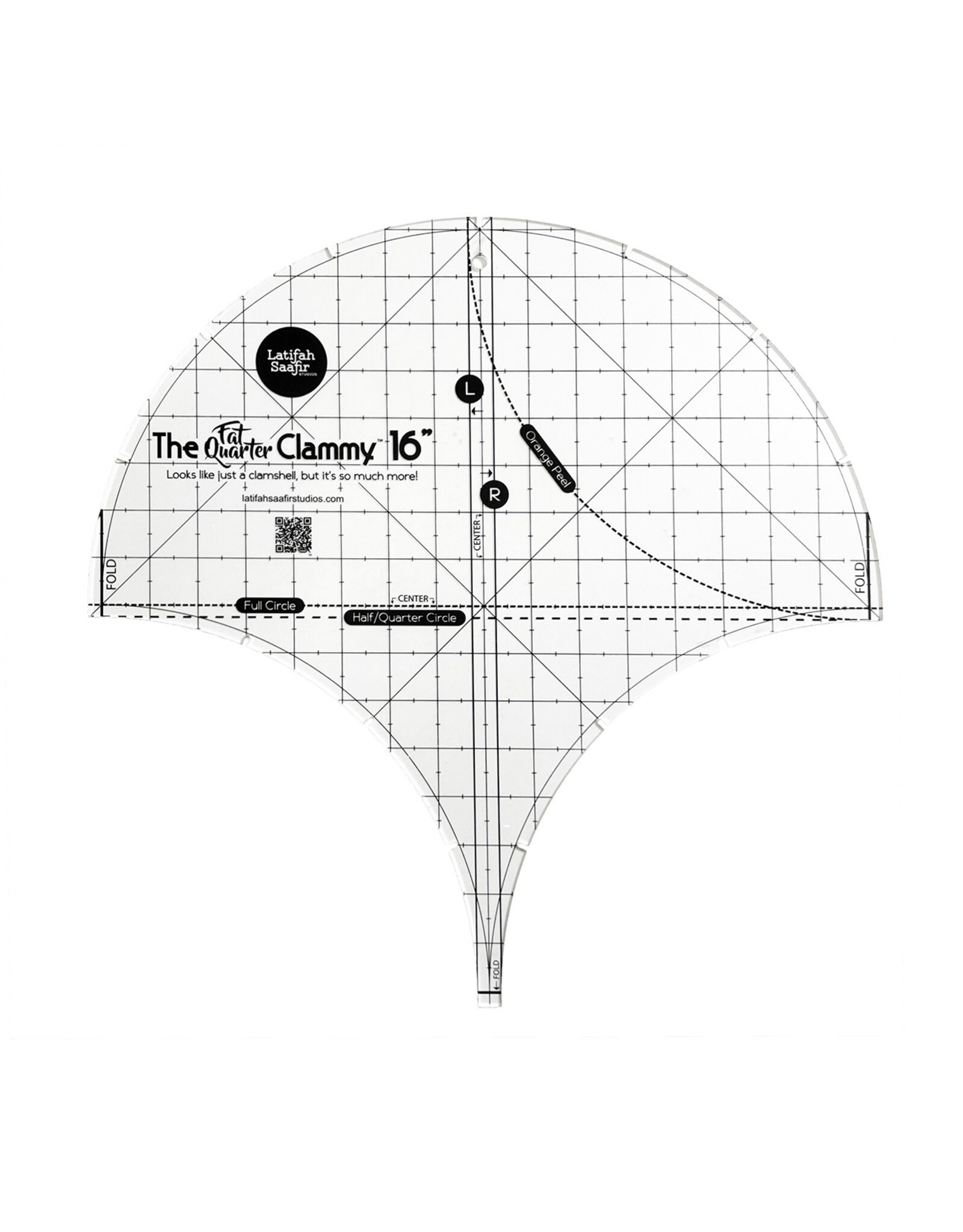 Latifah Saafir Studios Latifah Saafir - The Fat Quarter Clammy - 16 inch