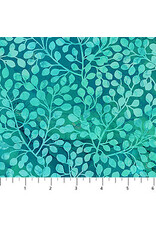 Northcott Northcott - Dragonfly Dance - Leave Blender Teal - DP27506-64
