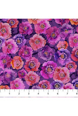 Northcott Northcott - Dragonfly Dance - Small Floral Purple Pink - DP27503-85