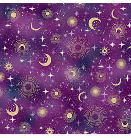 Makower UK Luna - Constellation Purple