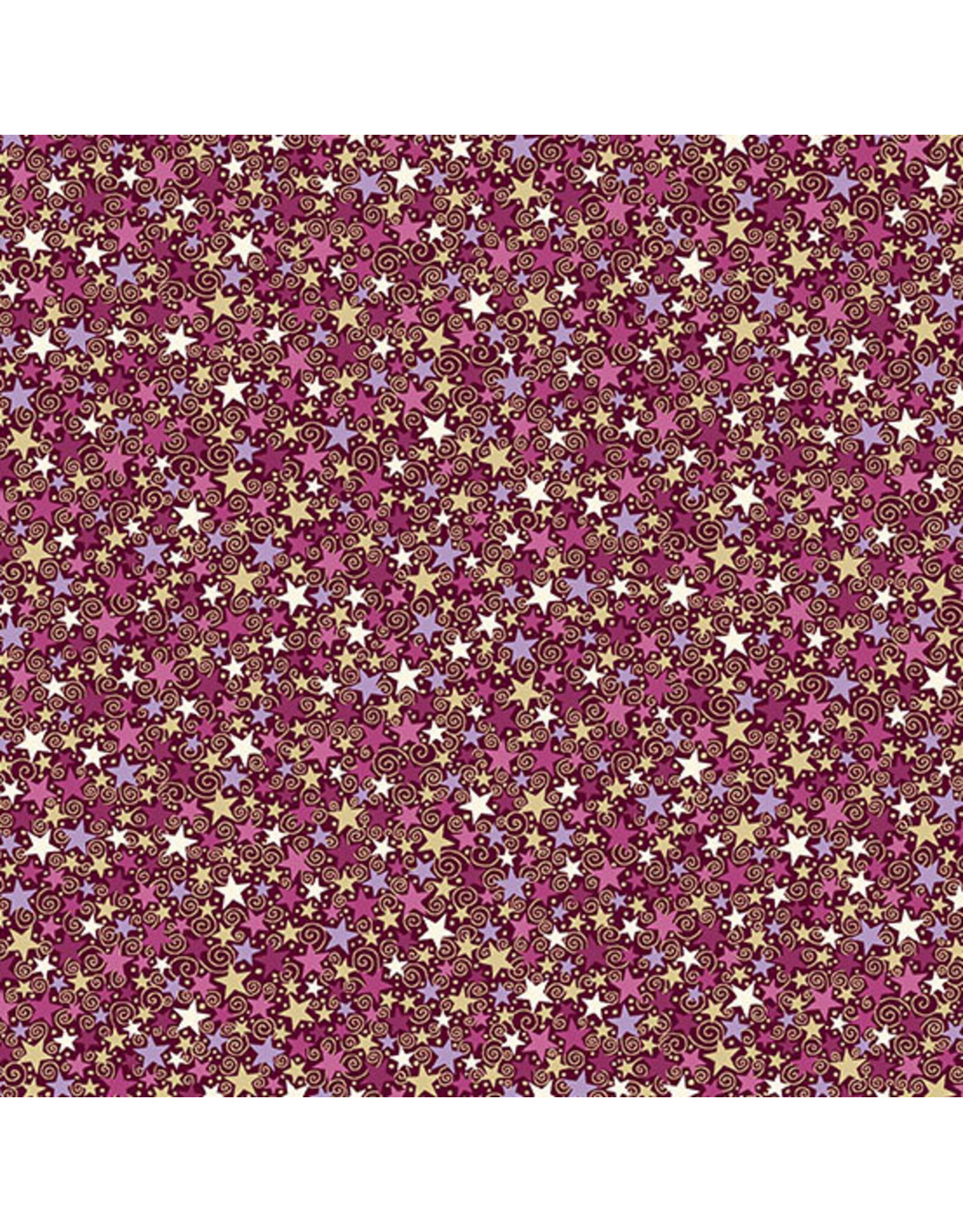 Makower UK Luna - Star Red