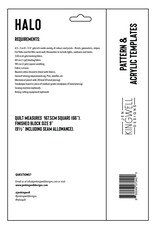 Jen Kingwell Designs Jen Kingwell - Halo - Patroon en  Acryl Templates
