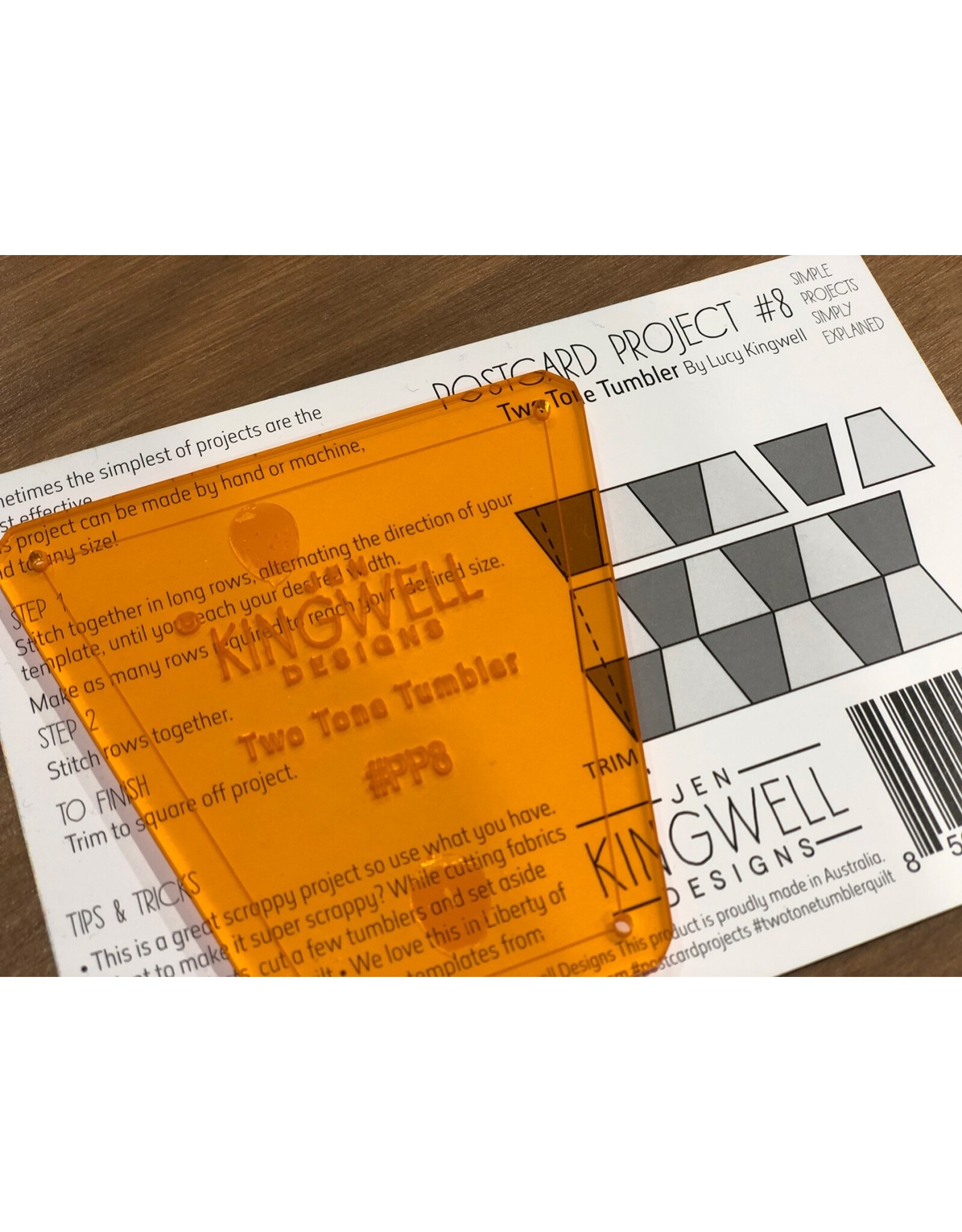 Jen Kingwell Designs Jen Kingwell Designs - Postcard Project #8 - Two Tone Tumbler