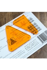 Jen Kingwell Designs Jen Kingwell - Postcard Project #4 - Not Quite 60 Degree Triangle