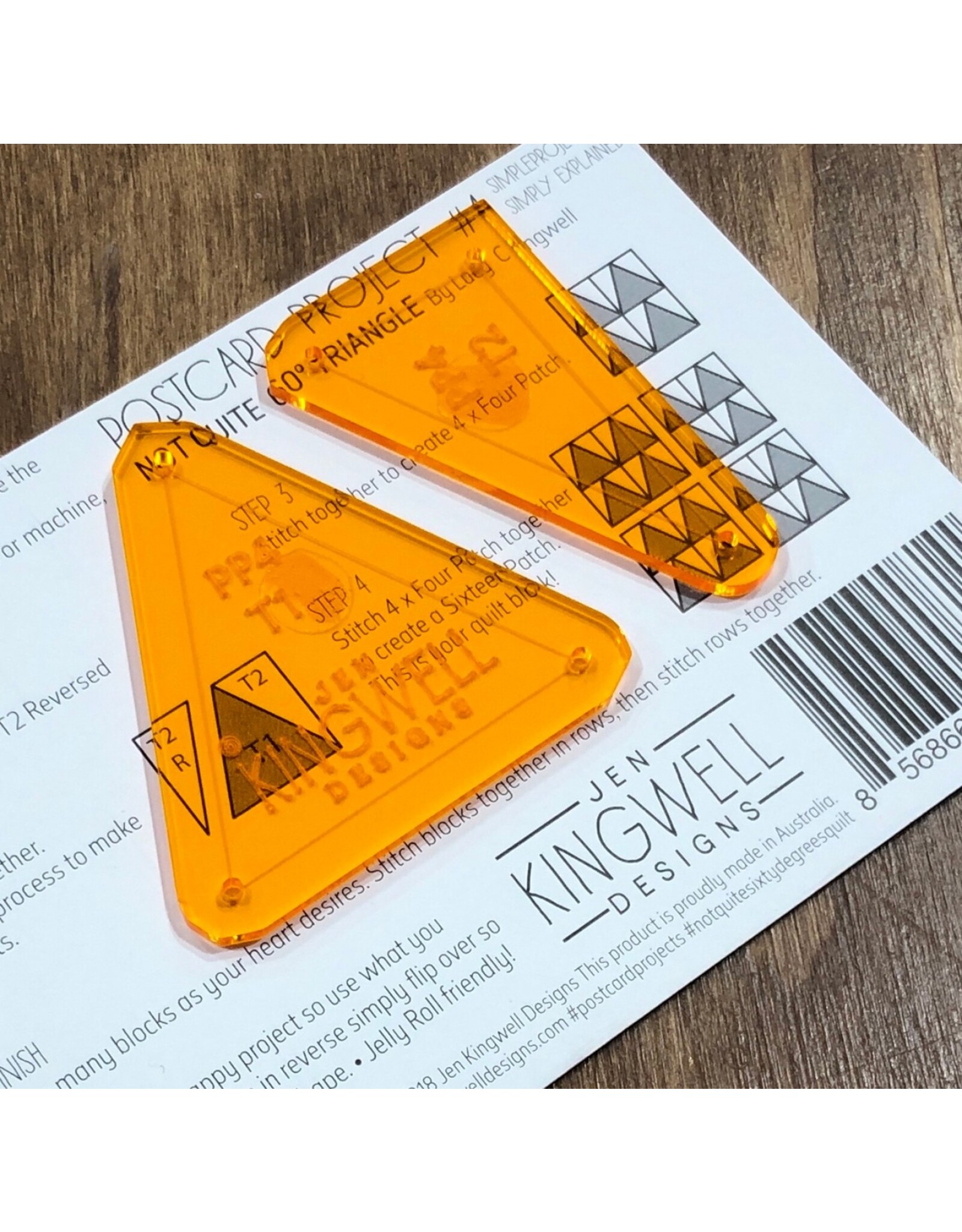 Jen Kingwell Designs Jen Kingwell - Postcard Project #4 - Not Quite 60 Degree Triangle