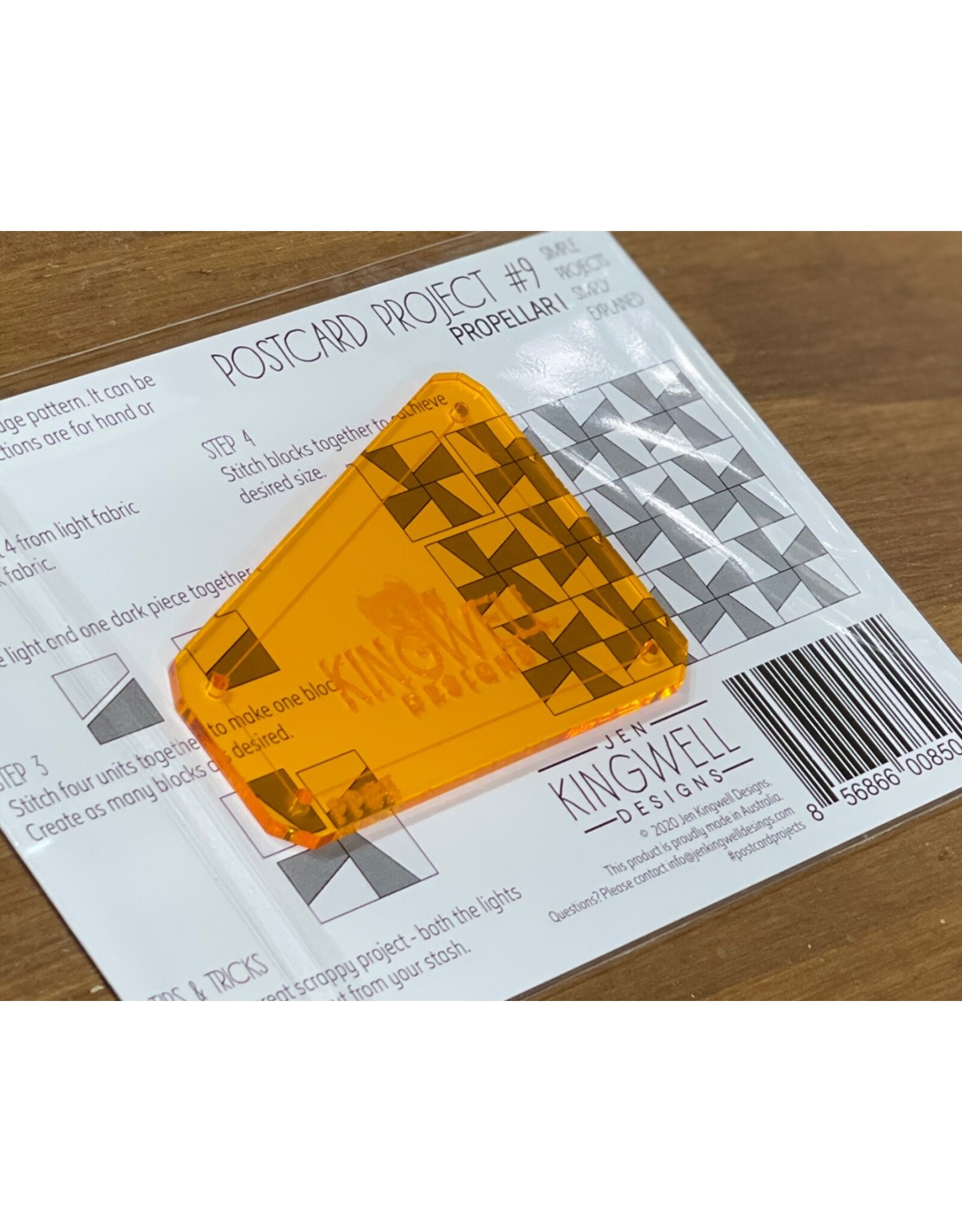 Jen Kingwell Designs Postcard Project #9 - Propellar 1