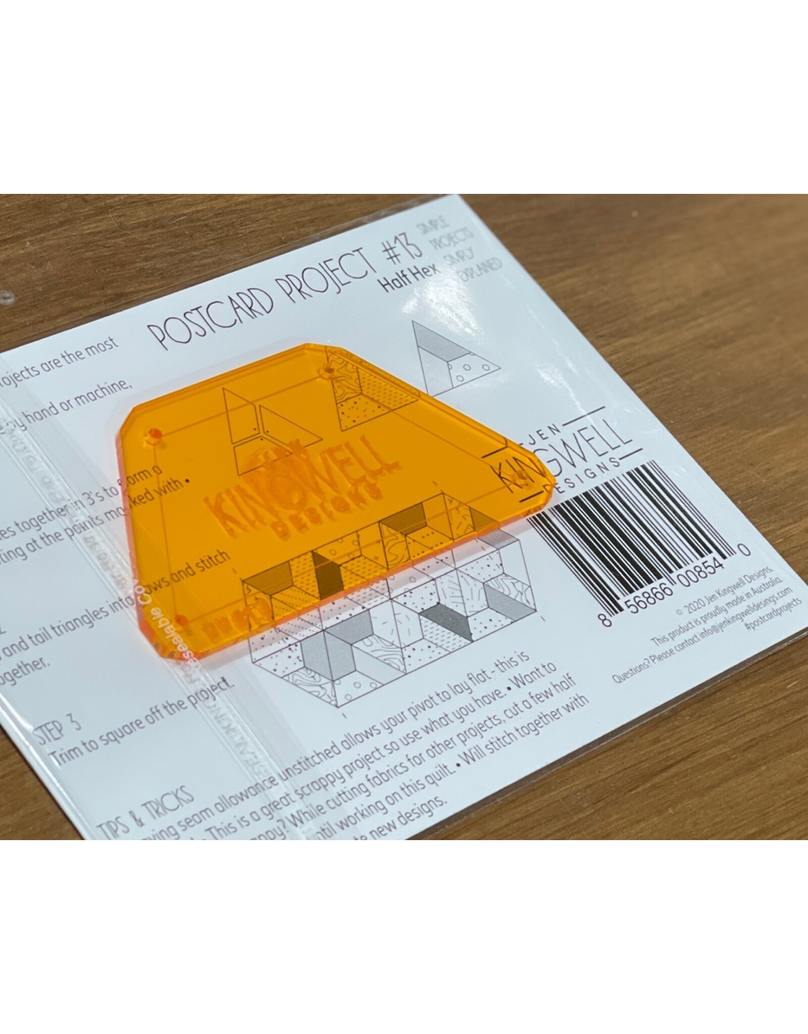 Jen Kingwell Designs Jen Kingwell Designs - Postcard Project #13 - Half Hex