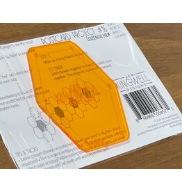 Jen Kingwell Designs Postcard Project #16 - Lozenge Hex