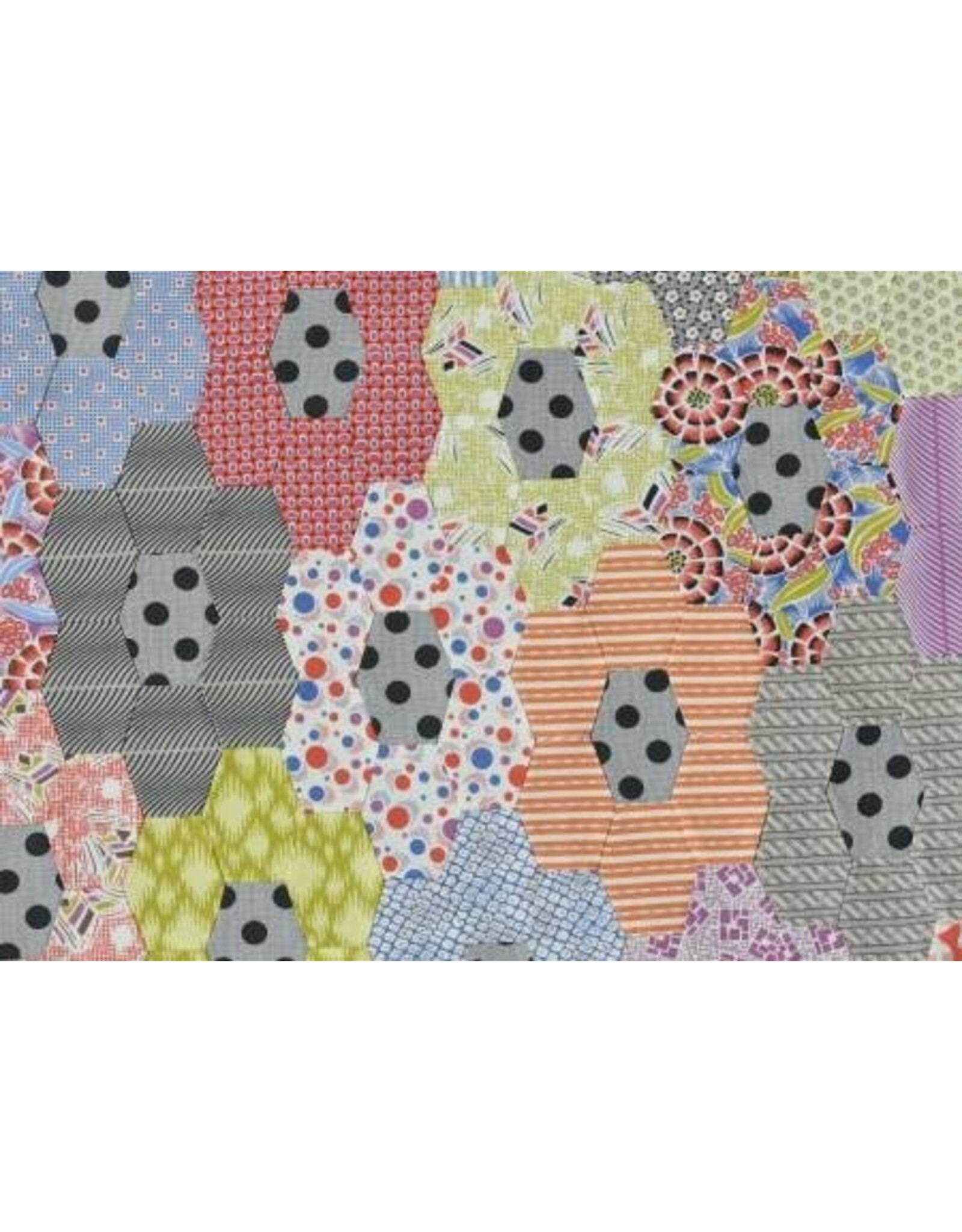 Jen Kingwell Designs Postcard Project #16 - Lozenge Hex