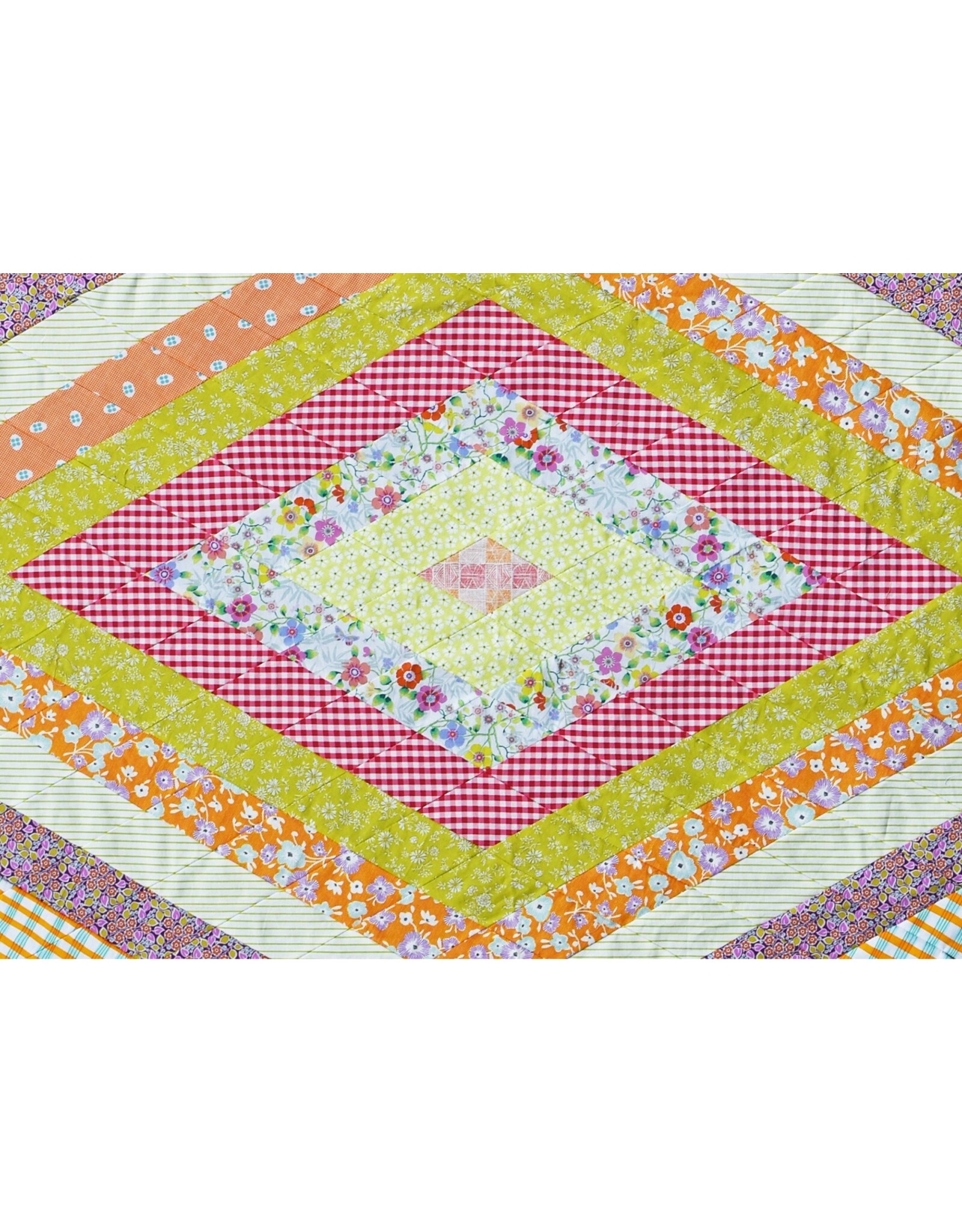 Jen Kingwell Designs Postcard Project #17 - 60 Degree Diamond