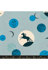 Ruby Star Society Crescent - Unicorn Moon Light Blue coupon XL (± 139 x 110 cm)