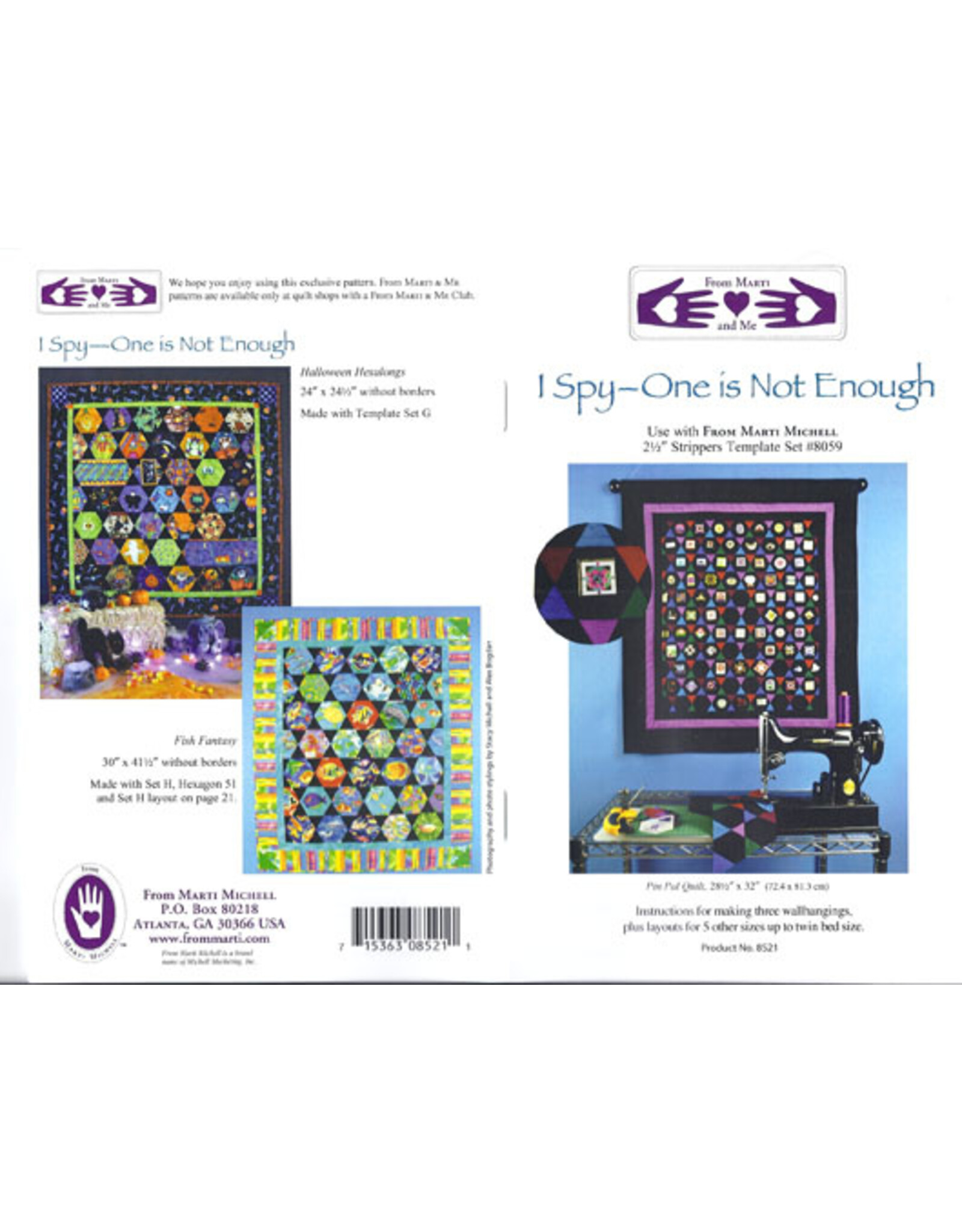 Marti Michell From Marti and Me - I Spy - One is Not Enough - 8521