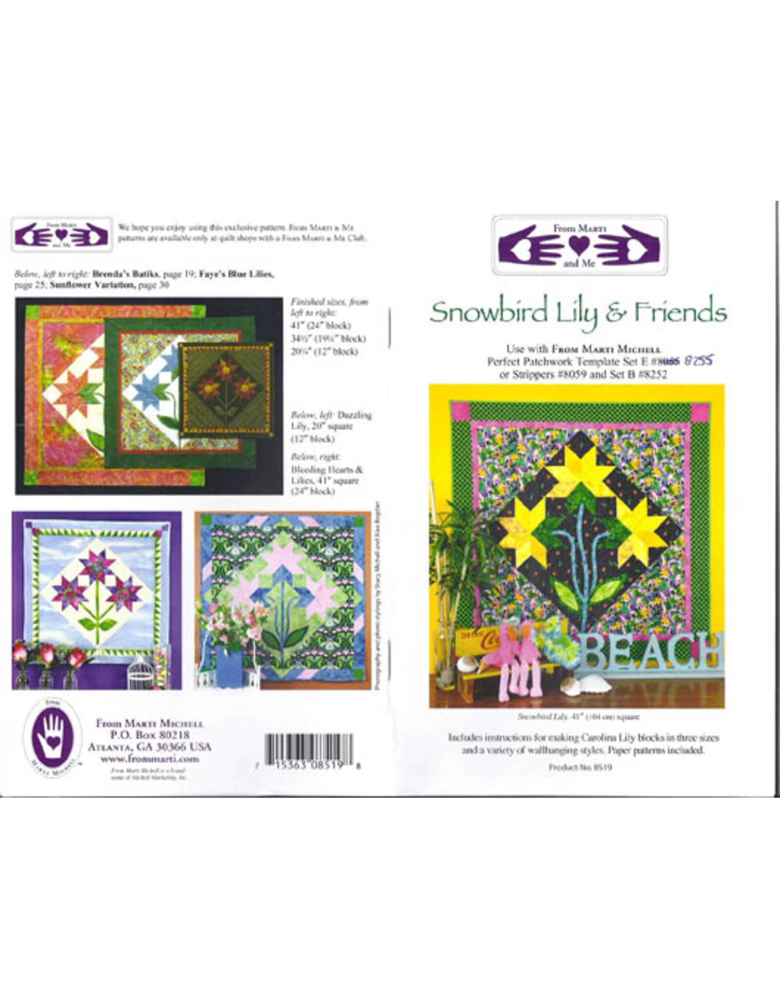 Marti Michell From Marti and Me - Snowbird Lily & Friends